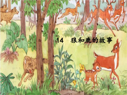 14狼和鹿的故事(这个最好)PPT课件