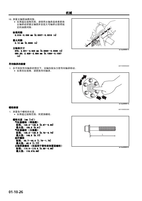 湖南万通汽修马自达M6睿翼发动机车间手册5