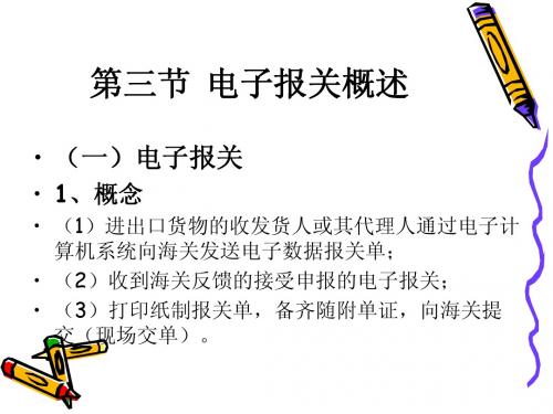第六章保税进出口货物报关
