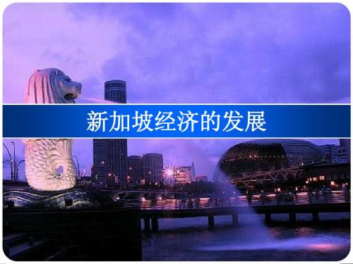 新加坡经济的发展 蔡磊杰