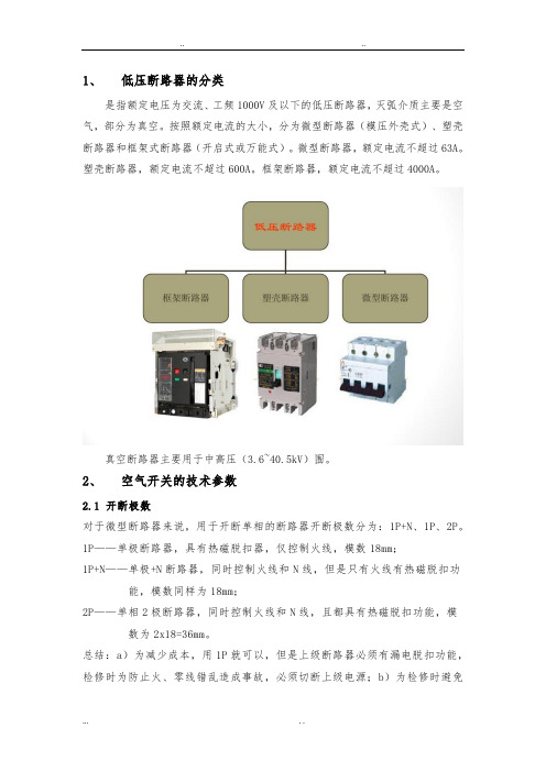 电缆、电线配管与断路器保护配合总结