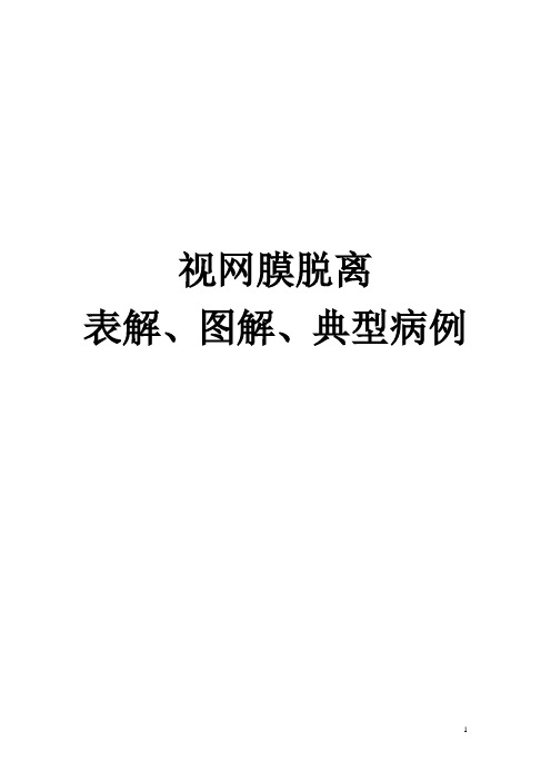 网脱表解图解典型病例(dxy)