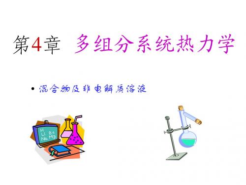 chap 4 多组分系统热力学