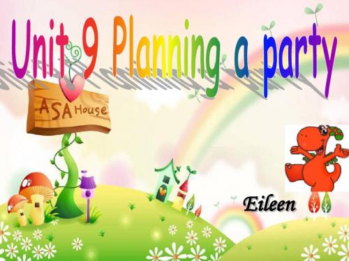 深港朗文版英语三下《Unit 9 Planning a party》课件3