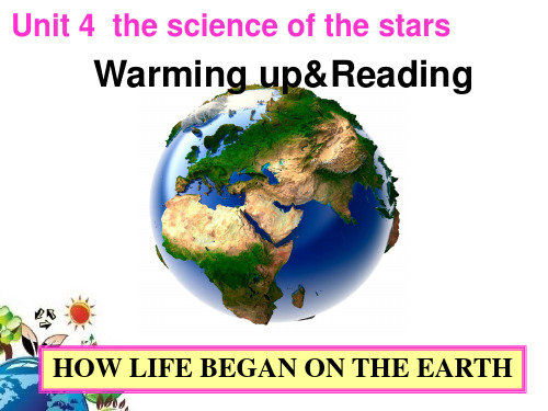 高中-英语-人教版-人教新课标必修三unit4 Warming up and reading