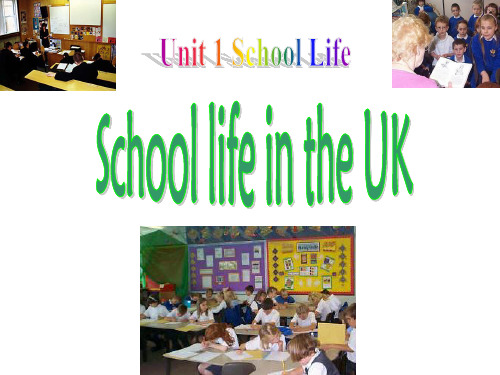 译林版英语必修一 M1U1 Reading：School life in the UK 经典教学课件