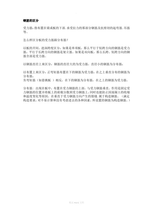钢筋种类区分图解说明