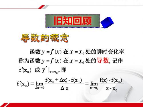 人教A版高中数学选修1-1《三章 导数及其应用  3.1 变化率与导数  3.1.3 导数的几何意义》赛课课件_2