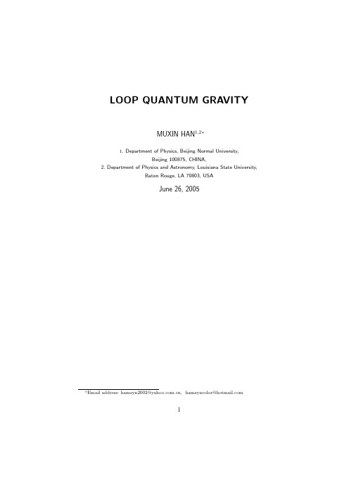 Loop Quantum Gravity