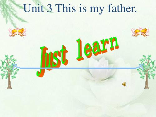 人教精通版三年级下册Unit 3《This is my father》课件2
