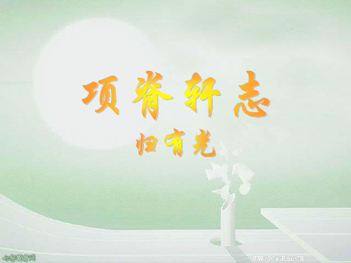 语文必修ⅴ苏教版第二专题版块一《项脊轩志》课件17.pptx