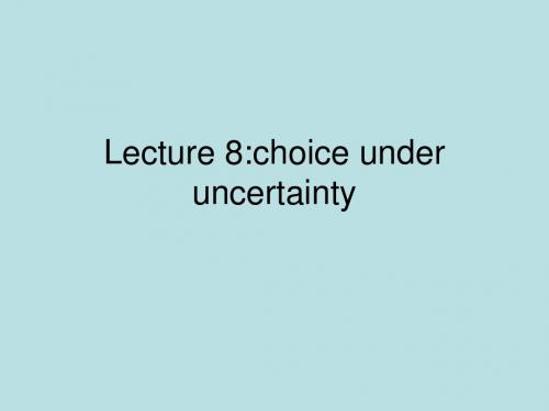Lecture 8