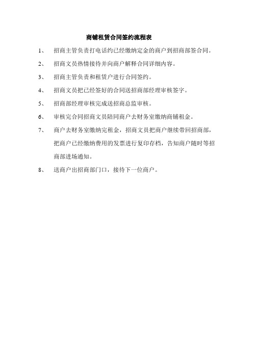合同签约流程