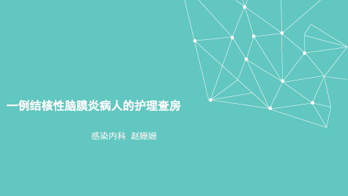 结核性脑膜炎病人的护理查房