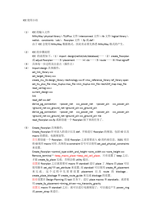 ICC使用小结