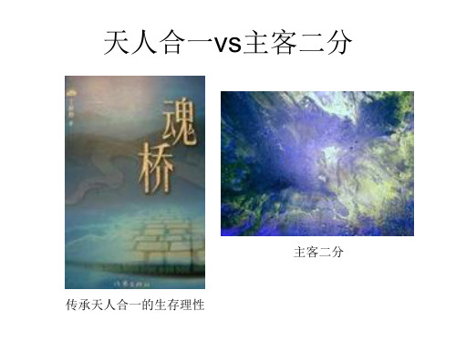 天人合一与主客二分