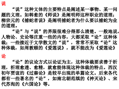 说这种文体