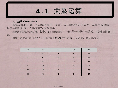 第4章 数据库的查询和视图
