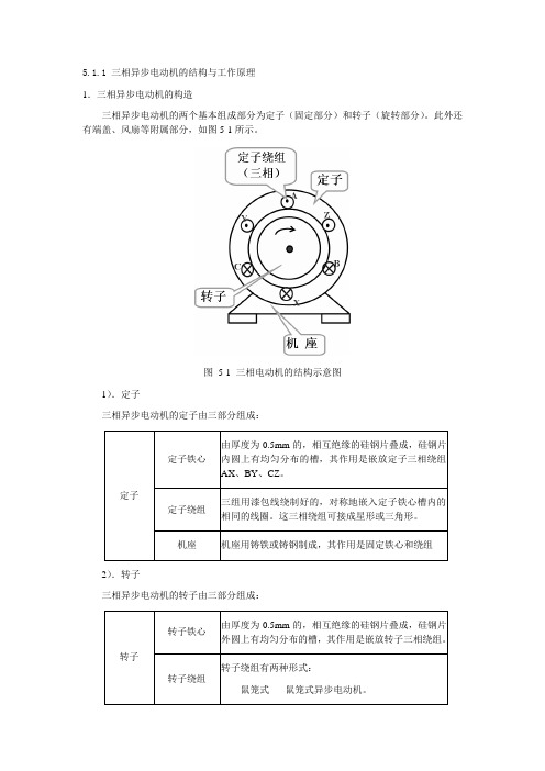 三相异步电动机的结构与工作原理