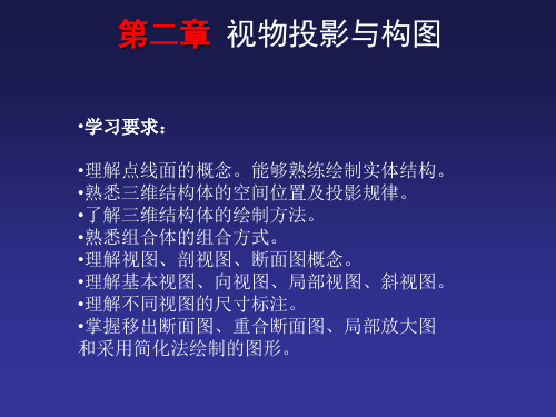 化工制图  第二章视物与构图