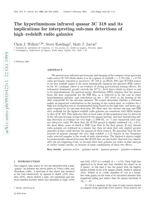 The hyperluminous infrared quasar 3C 318 and its implications for interpreting sub-mm detec