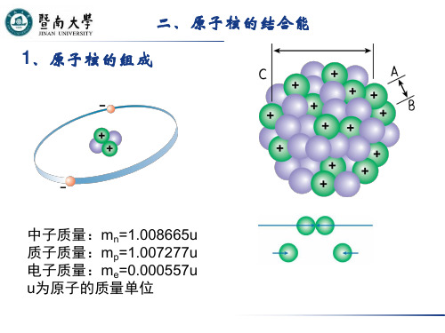 2.原子核的结合能