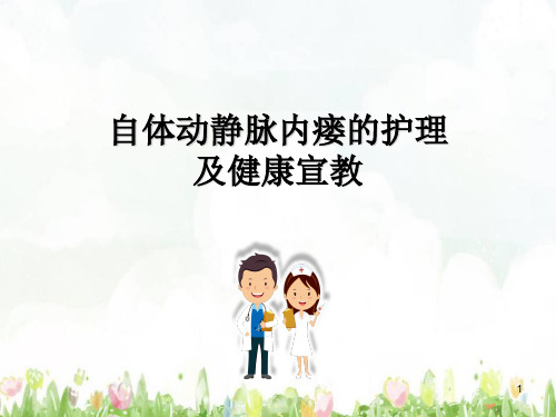 血透患者生命线—动静脉内瘘幻灯片课件