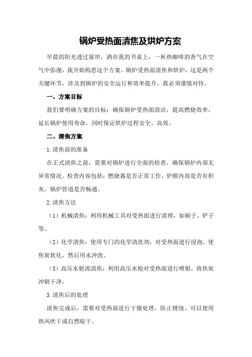 锅炉受热面清焦及烘炉方案