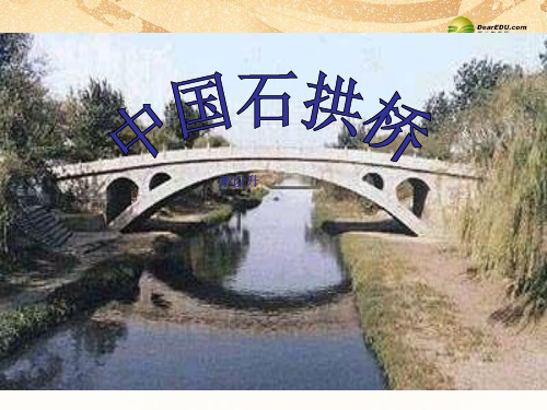 第11 课《中国石拱桥》课件八年级语文上册 新人教版