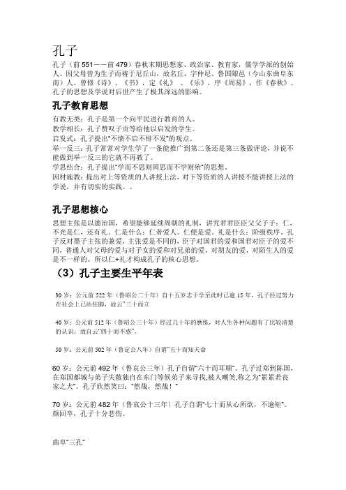历史人物简介
