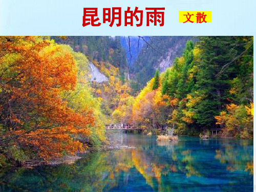 八年级语文上册第17课昆明的雨 (共32张PPT)