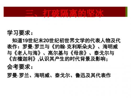 打破隔离的坚冰 PPT课件7 人民版