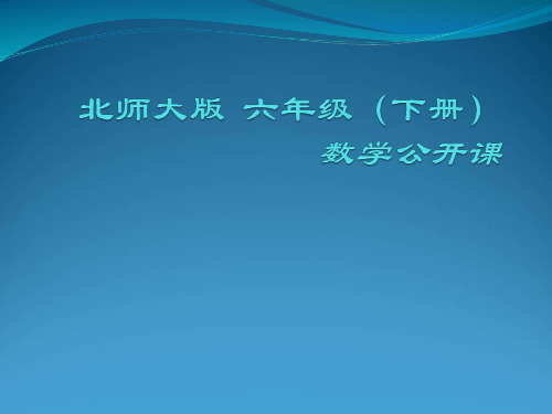 2020年六年级下册数学优秀课件-数学好玩《可爱的小猫》北师大版 (共13张PPT) (1)