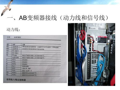 AB变频器的调试及转速的测量