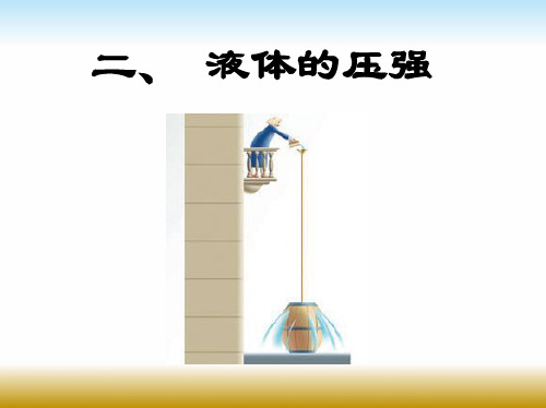 苏科版八年级物理下册第十章10.2液体的压强  课件(共23张PPT)