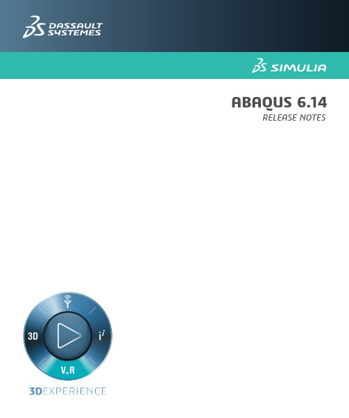 ABAQUS 6.14 RELEASE NOTES