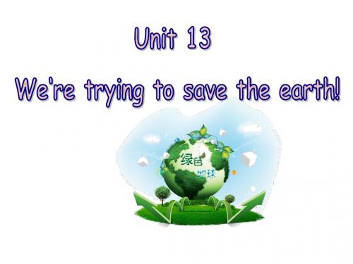 人教版九年级英语教学课件：U13第一课时(section A 1a2d)