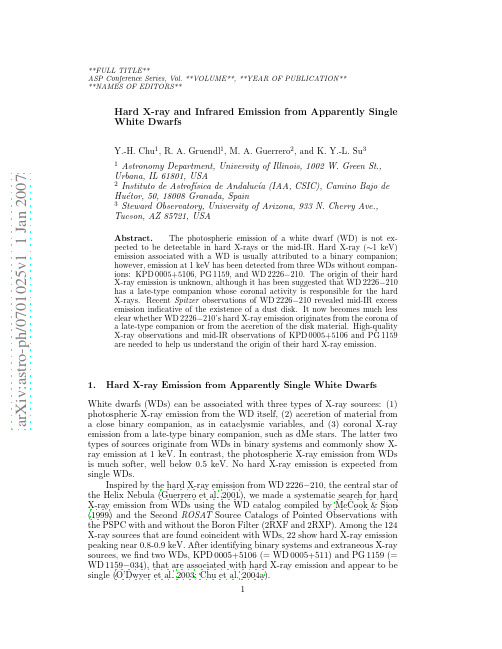 Hard X-ray and Infrared Emission from Apparently Single White Dwarfs