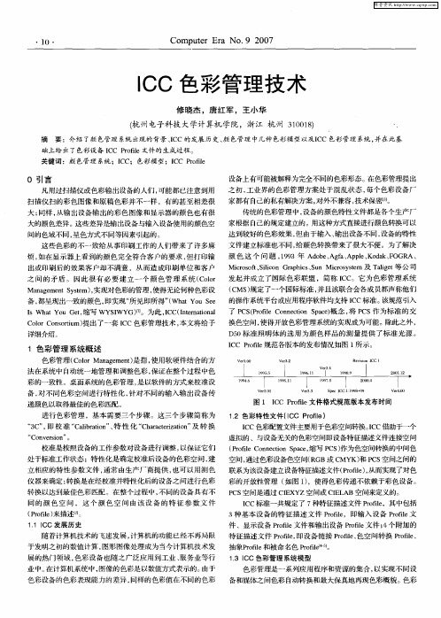 ICC色彩管理技术