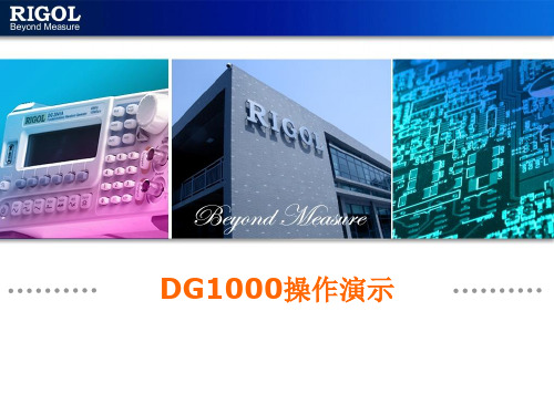 DG1022型双通道函数任意波形发生器