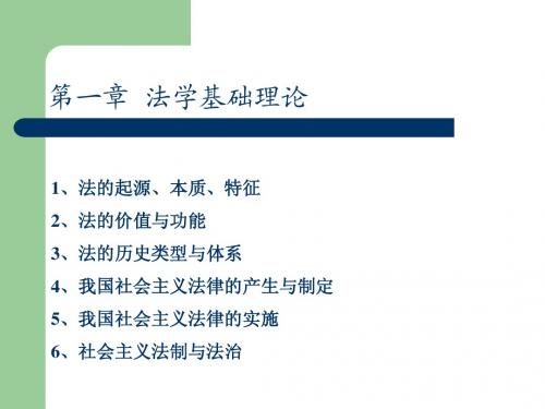 法学基础理论