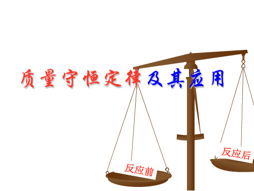 中考化学专 守恒定律定律及应用 专题复习