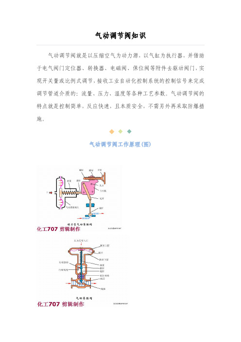 气动调节阀知识