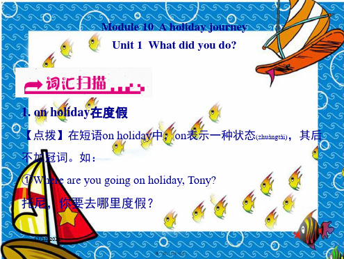 七年级英语下册module10aholidayjourneyunit1whatdidyoudo
