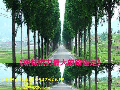 朝抵抗力最大的路径走ppt16 课件下载