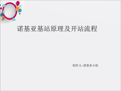 诺基亚基站原理及开站流程