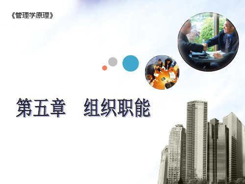 管理学原理-5组织职能