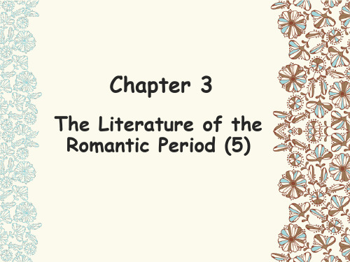 美国文学课件7The Literature of the Romantic Period5
