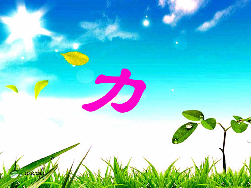 八年级科学上册 第1章 运动和力 2《力》课件1 华东师大级上册自然科学课件