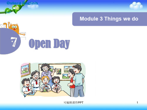 五年级下册英语Unit 7 Open dayppt课件